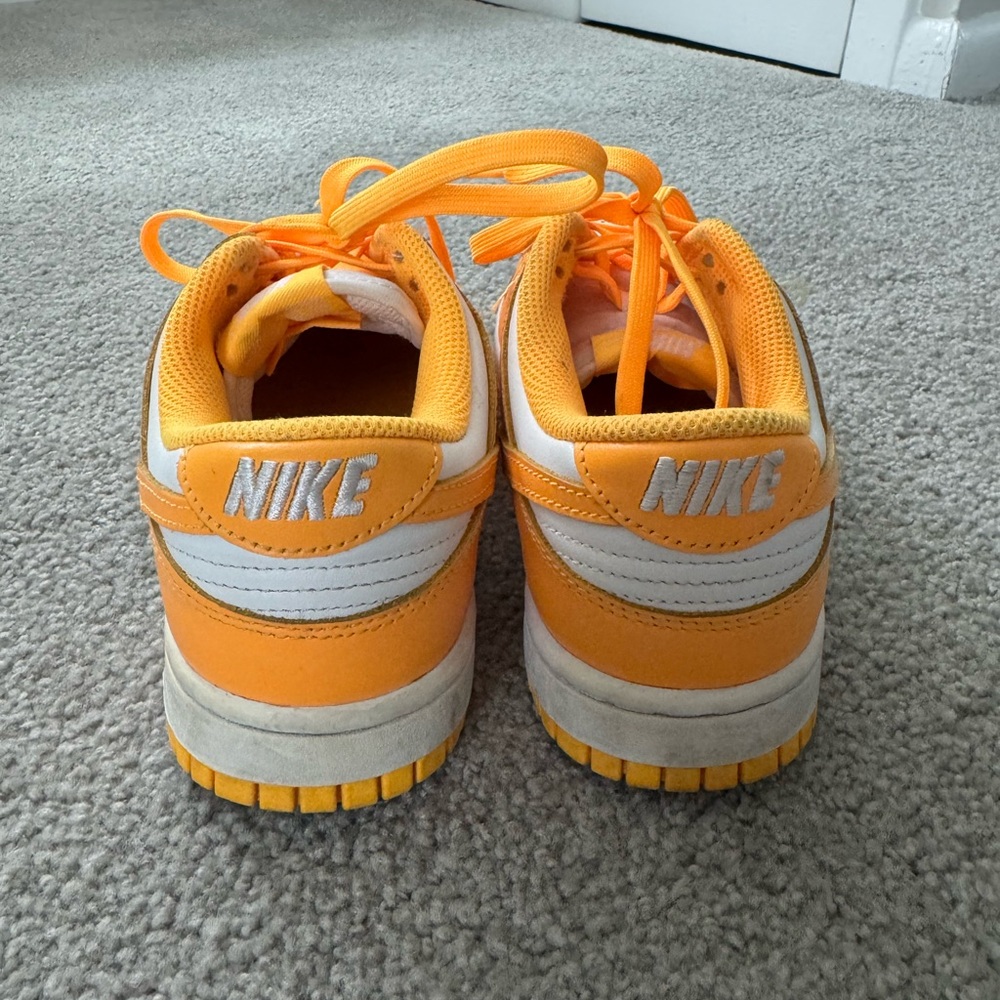 Nike Orange and White Sneakers Vibrant Design